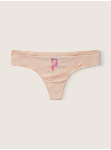Бесшовные трусики-стринги Victoria's Secret PINK Seamless - Pink