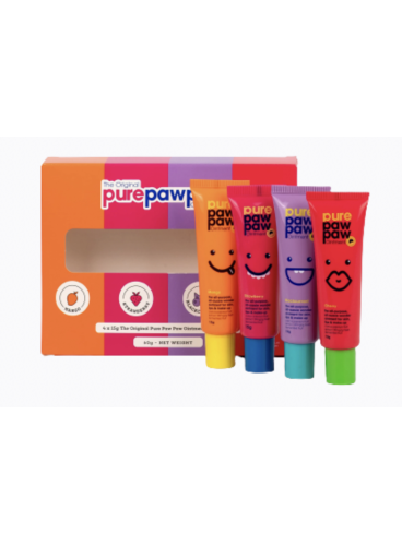 Набор восстанавливающих бальзамов для губ Pure Paw Paw Four Pack