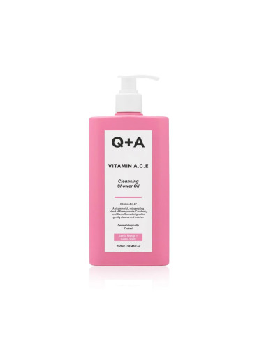 Витаминизированное масло для душа Q+A Vitamin A.C.E Cleansing Shower Oil
