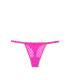 Кружевные трусики-стринги из коллекции Icon от Victoria's Secret - Fuchsia Frenzy