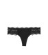 Кружевные трусики-стринги Lace Trim от Victoria's Secret - Black