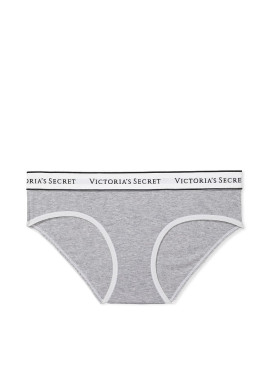 More about Хлопковые трусики-хипстер Victoria&#039;s Secret из коллекции Cotton Logo - Medium Heather Grey