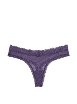 Докладніше про Мереживні трусики-стрінги від Victoria's Secret - Valiant Purple