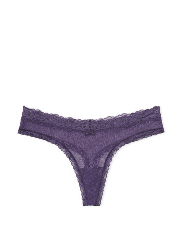 Кружевные трусики-стринги от Victoria's Secret - Valiant Purple