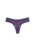 Кружевные трусики-стринги от Victoria's Secret - Valiant Purple