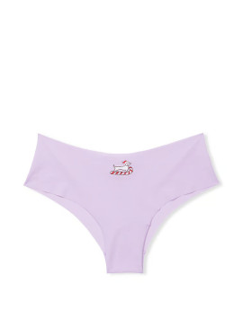 Докладніше про Безшовні трусики-чікстер від Victoria&#039;s Secret PINK - Pastel Lilac Candy Cane Dog Graphic
