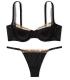 Комплект Lightly Lined Balconette из серии Very Sexy от Victoria's Secret - Black