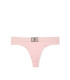 Трусики-стринги Victoria's Secret из коллекции Stretch Cotton - Smooth Purest Pink Logo
