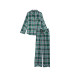 Фланелева піжама від Victoria's Secret - Green Pop Plaid