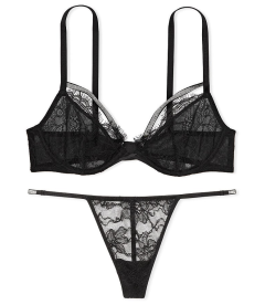 Комплект Lace Unlined Low-Cut Demi от Victoria's Secret