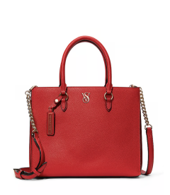 Стильная сумка Victoria Structured Satchel от Victoria's Secret - Red