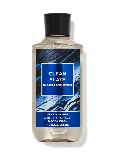 3в1 Мужское средство для мытья волос, лица и тела Clean Slate от Bath and Body Works