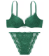 Комплект белья с Push-Up из серии Dream Angels от Victoria's Secret - Spruce Green
