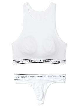 Фото Комплект белья Cotton Racerback от Victoria's Secret - White