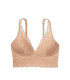 Мереживний топ Lace Lightly Lined Plunge Bralette від Victoria's Secret PINK - Praline