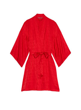 Фото Сатиновый халат The Tour '23 Robe от Victoria's Secret - Lipstick Red