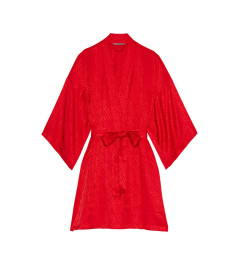 Сатиновый халат The Tour '23 Robe от Victoria's Secret - Lipstick Red