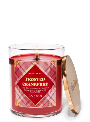 Свічка Frosted Cranberry від Bath and Body Works