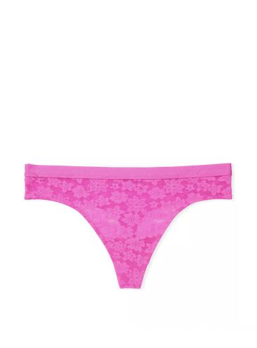 Кружевные трусики-стринги от Victoria's Secret PINK - Pink Berry