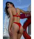 NEW! Стильный купальник Shine Strap Malibu Fabulous от Victoria's Secret - Red