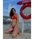 NEW! Стильний купальник Shine Strap Malibu Fabulous із стрінгами від Victoria's Secret - Cheeky Red
