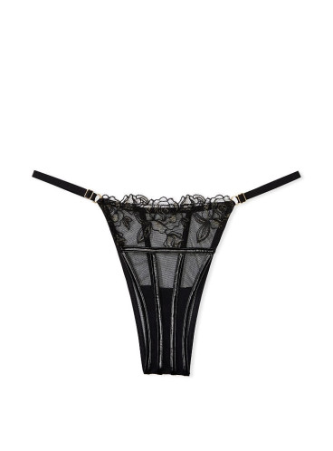 Трусики-бразилианы Midnight Affair Embroidery от Victoria's Secret - Black