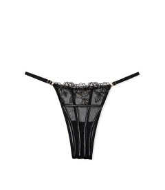 Трусики-бразиліани Midnight Affair Embroidery від Victoria's Secret - Black