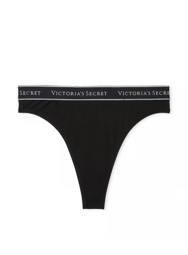 Хлопковые трусики-стринги Victoria's Secret High-Waist