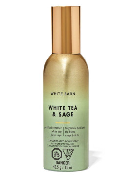 Фото Концентрований спрей для дому Bath and Body Works - White Tea & Sage