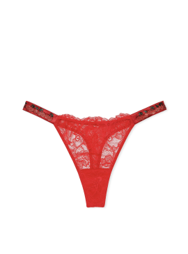 Докладніше про Трусики Shine Strap із колекції Very Sexy від Victoria&#039;s Secret - Cherry Red