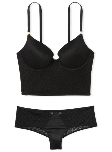 Комплект белья Icon by Victoria's Secret Push-Up Corset - Black