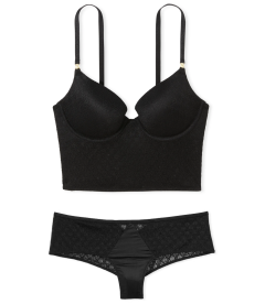 Комплект белья Icon by Victoria's Secret Push-Up Corset - Black