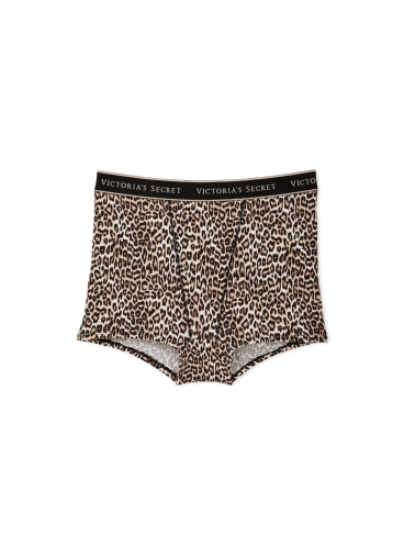 Хлопковые трусики-шортики от Victoria's Secret - Natural Cheetah