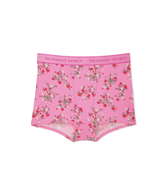 Хлопковые трусики-шортики от Victoria's Secret - Hollywood Pink Blossoms