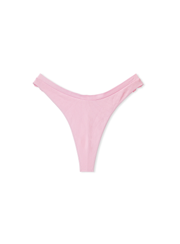 Трусики-стрінги Seamless від Victoria's Secret PINK - Pink Bubble Lace Back