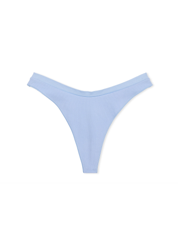 Трусики-стринги Seamless от Victoria's Secret PINK - Harbor Blue Lace Back
