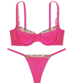 Комплект Lightly Lined Balconette из серии Very Sexy от Victoria's Secret - Hot Pink