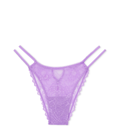 Трусики-бразиліани Victoria's Secret із колекції The Lacie - Purple Petal