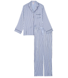 Сатиновая пижама от Victoria's Secret - Blue Crescent Stripes