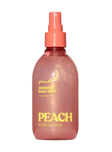 Спрей для тіла з шиммером Victoria's Secret PINK Peach (body mist)