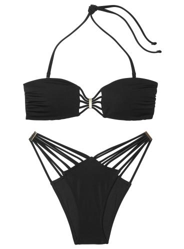 Стильний купальник Strappy Bandeau від Victoria's Secret - Black