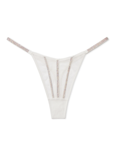 Трусики-стринги Sheer Shine Strap от Victoria's Secret - Coconut White