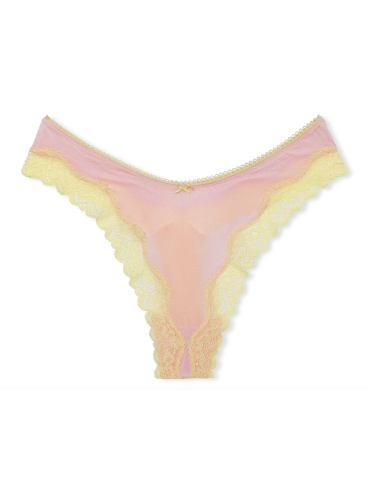 Трусики-стринги Tease High-Leg Scoop от Victoria's Secret - Pretty Blossom