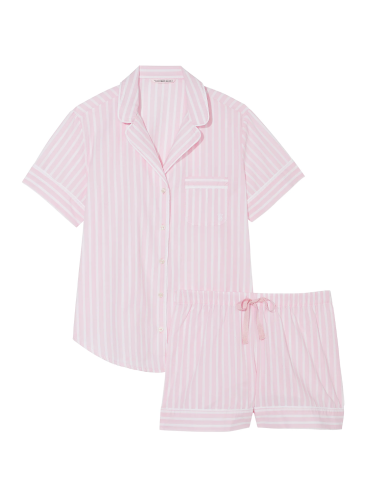 Пижамка с шортиками Victoria's Secret из серии Cotton Short - Stripe Narrow