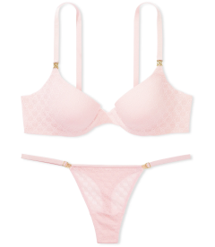 Комплект белья Icon by Victoria's Secret Push-Up Demi - Pretty Blossom