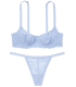 Комплект бeлья Wink Unlined Balconette от Victoria's Secret PINK - Harbor Blue