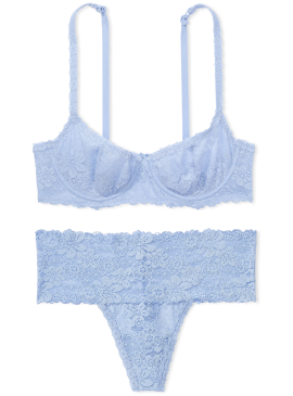 Фото Комплект бeлья Wink Unlined Balconette от Victoria's Secret PINK - Harbor Blue