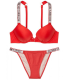 NEW! Стильный купальник Shine Strap Bali Bombshell от Victoria's Secret - Cheeky Red