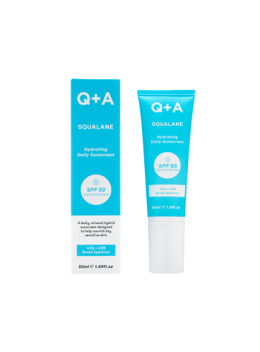 Зволожуючий сонцезахисний крем для обличчя Q+A Squalane Hydrating Daily Sunscreen