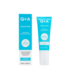 Зволожуючий сонцезахисний крем для обличчя Q+A Squalane Hydrating Daily Sunscreen